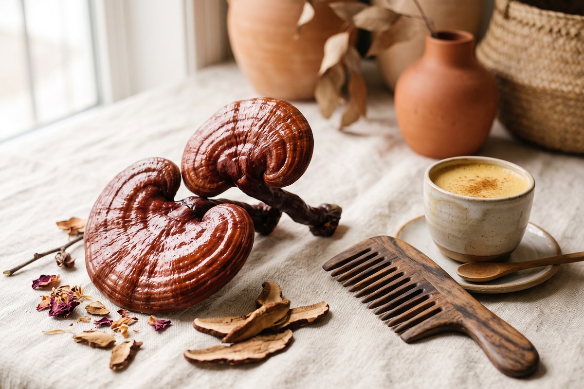 Reishi et cheveux : le reishi peut-il freiner la chute des cheveux ?