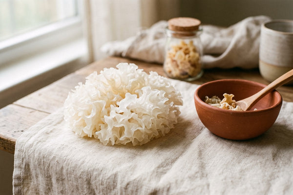 Tremella fuciformis, le champignon des neiges aux vertus beauté